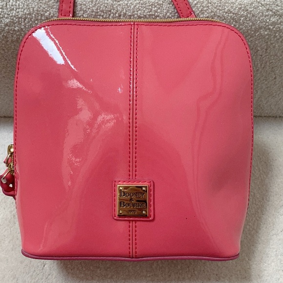 Dooney & Bourke Patent Leather Pink Crossbody - Picture 3 of 10